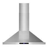 COS-63175S 30 in. Vista Collection 380 CFM Ducted Wall Mount Range Hood, Touch Controls, LED Lights, Stainless Steel
